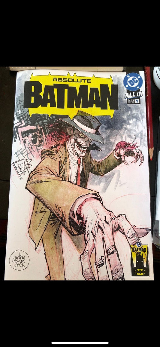 Sketch Cover from Andrew Robinson w/ CGC Yellow Label