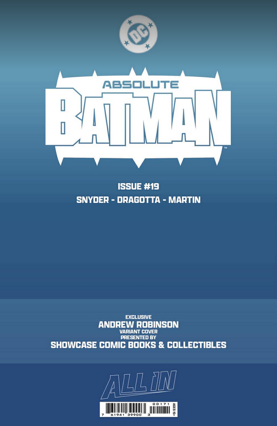 Absolute Batman #19 - Variant 1st Print - Andrew Robinson (Pre-Sale)