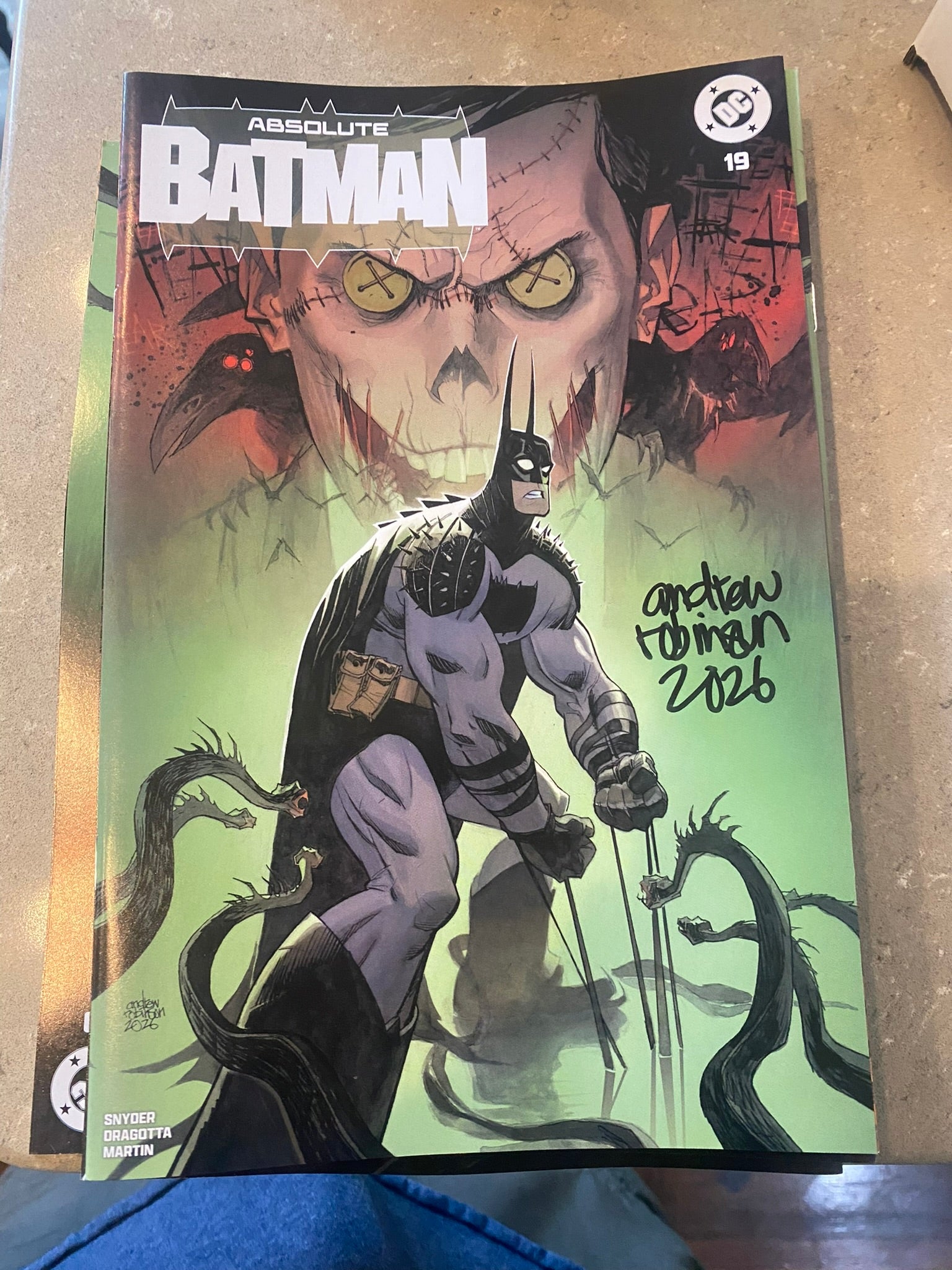 ABSOLUTE BATMAN コミックセット Absolute Batman #19 - Variant 1st Print - Andrew Robinson – KissKomixx